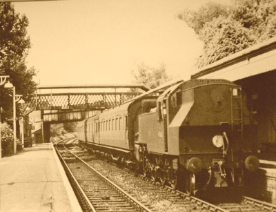 Bramber Station in 1960,
from the museum's photographic collection